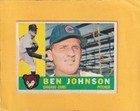 1960 Topps #528 Ben Johnson Cubs VG/EX Very Good/Excellent RC Rookie Lot#22192