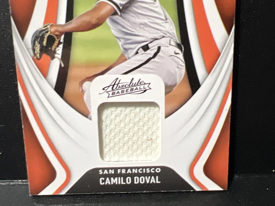 2022 Panini Absolute - Camilo Doval RC Threads San Francisco Giants RT-CD - Image 4 of 4