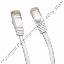 Lot2 15ft RJ45Cat5e Ethernet Lan Cable/Cord/Wire{WHITE{F
