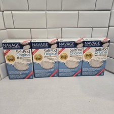 4 Navage Nasal Care SaltPod Original Saline Irrigation Capsules 30 Ct . 10/26