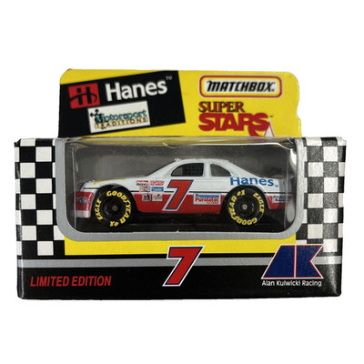 Jimmy Hensley Alan Kulwicki #7 Hanes Matchbox 1993 Super Stars 1