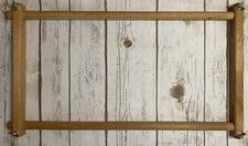 WOODEN Hand Embroidery Cross Stitch Adjustable Scroll Frame Tool 21" x 12"