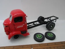 1/24 G Scale GMC Coca Cola Truck Diecast Junkyard Chassis For Train Layout