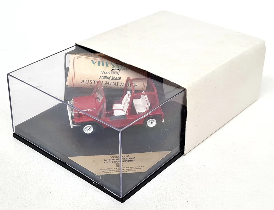 Vitesse 1/43 Mini Moke Open Convertible 1997 Cagiva Red VCC99010 Model Car - Image 2 of 4