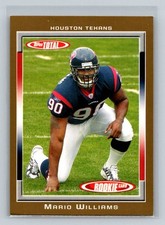 2006 Topps Total Gold Rookie RC #481 Mario Williams Houston Texans Football Card. rookie card picture