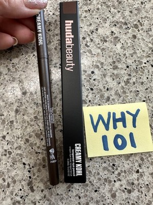 HUDA BEAUTY Creamy Kohl Longwear Eye Pencil VERY BROWN.012oz/.35g FULL SZ SEALED