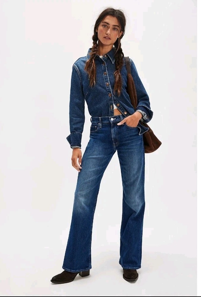 Mother The Bookie Sneak Jeans Color Perfectly Imperfect Size 26