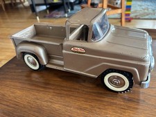 Camioneta pick-up Tonka Ford F150 Stepside 1960 de colección bronce original en muy buena condición