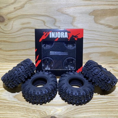 Injora 1.3 Inch Wheels Soft Tires Wpl Etc. Block