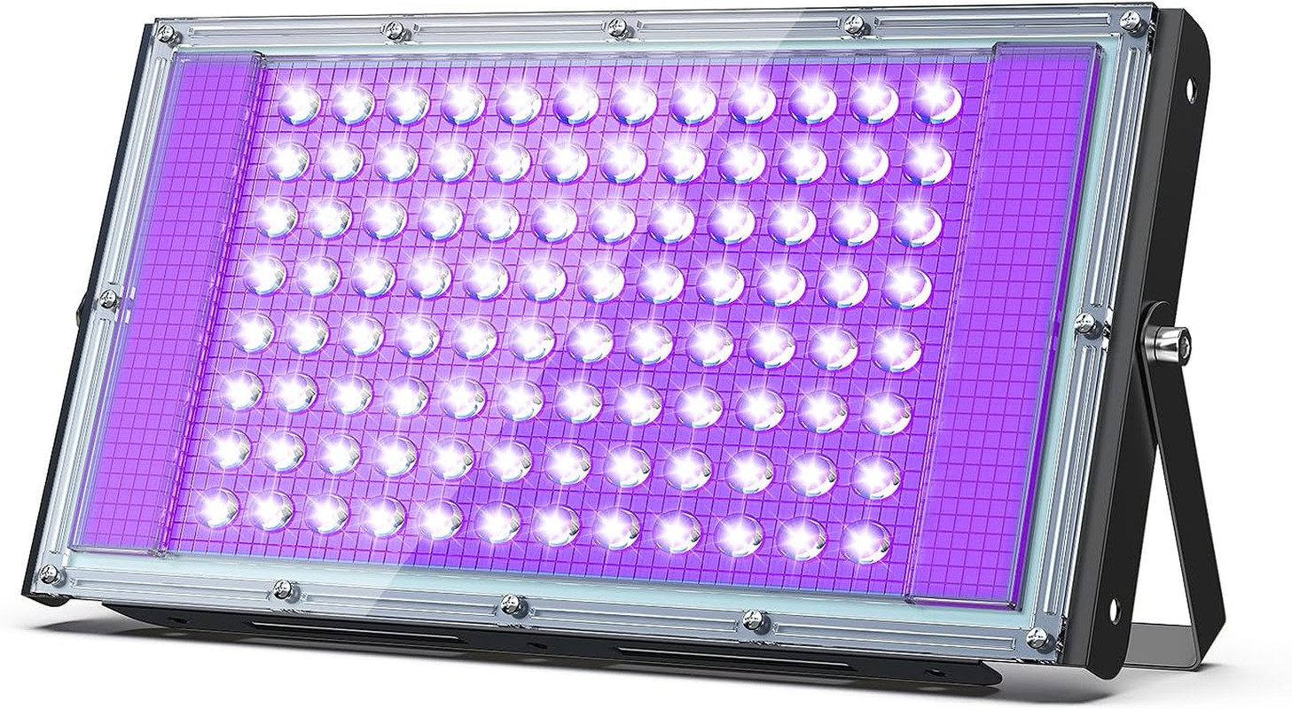 Lampada UV 100W LED IP66 | Faretto Luce Nera Alta Potenza 395nm