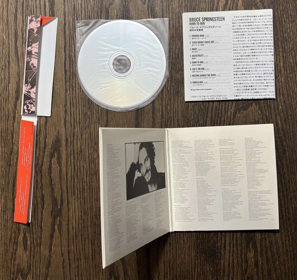 Bruce Springsteen Born to Run Japanese Import CD Album with OBI Strip Like New - Image 4 of 4
