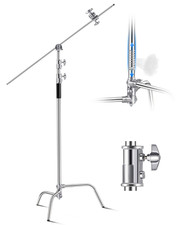 C Stand with Boom Arm Max Height 10.83 ft/330 cm Photography Light Stand