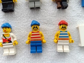 Lego PIRATES Figures for 6286 Skull's Eye Schooner pi053 etc