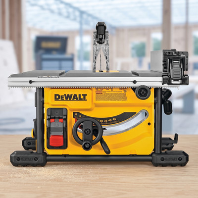 DEWALT Jobsite Table Saw 8-1/4 in. 15 Amp 120V Portable Corded Electric DWE7485