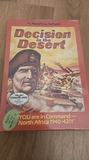 Atari 400 800 XL XE - Decision In The Desert - 48k disk - New NOS - Sealed