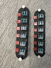 Corning CCH LC Duplex Aqua OM3/OM4 Fiber Adapter Panels Lot of 2