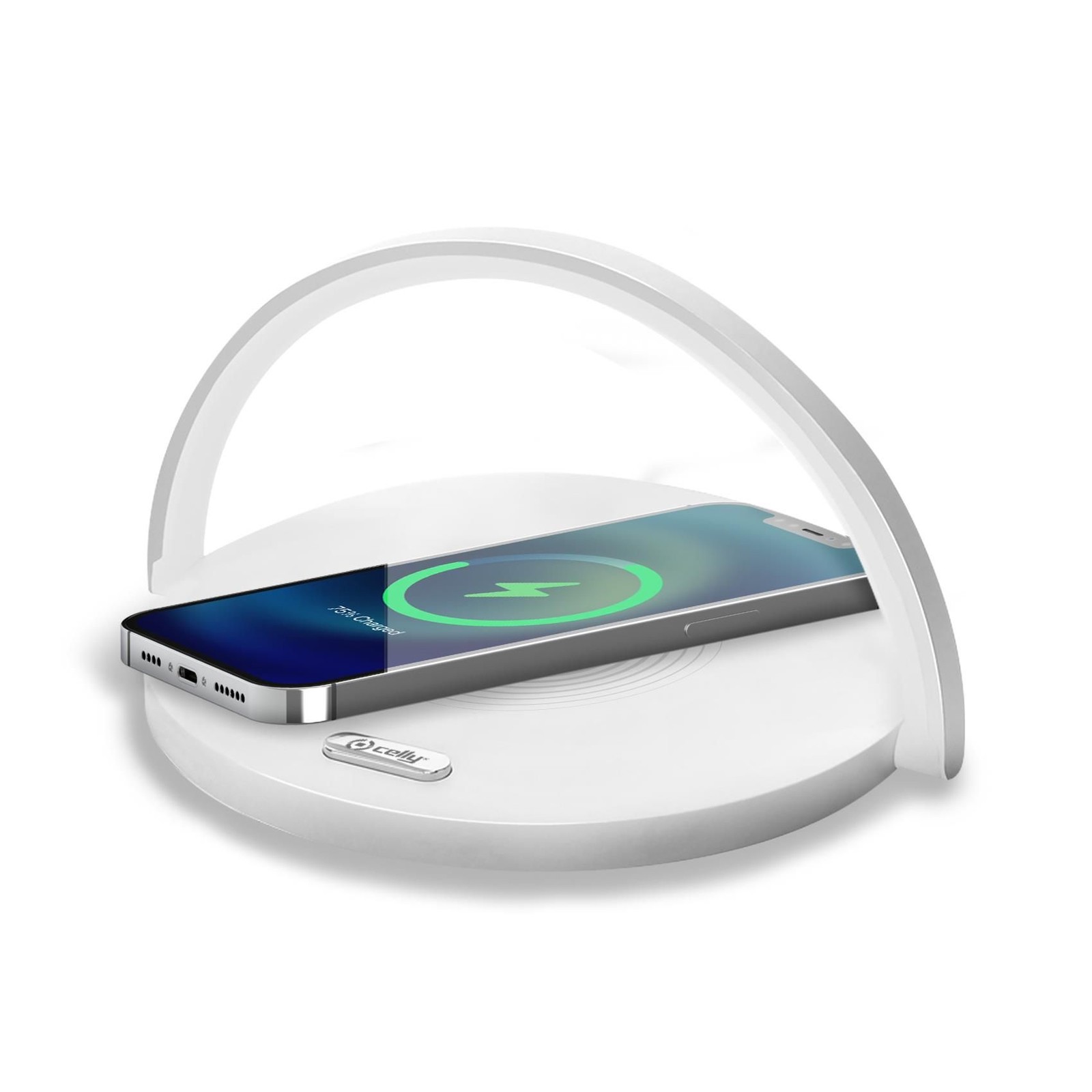 Wllightcirclewh caricabatterie per dispositivi mobili interno bianco - Immagine 3