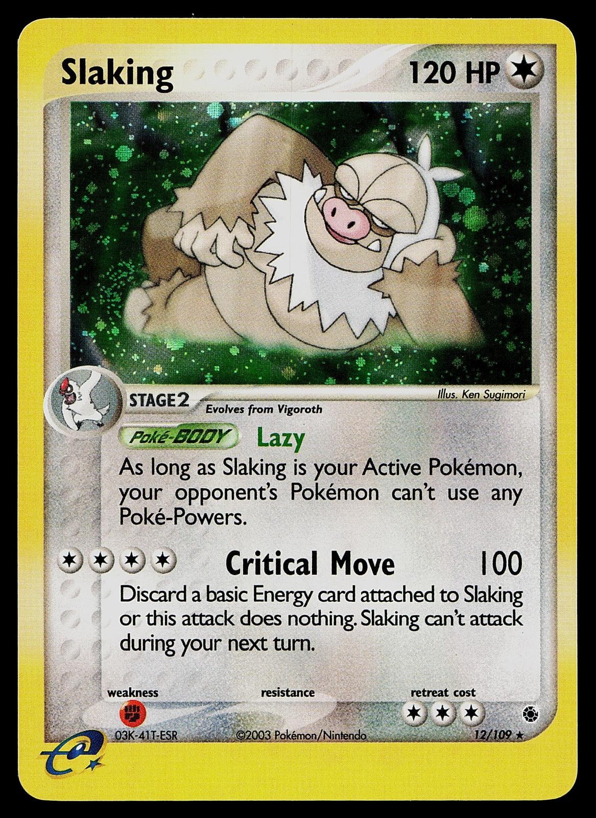 Pokemon Card - Slaking Ruby & Sapphire 12/109 Holo Rare
