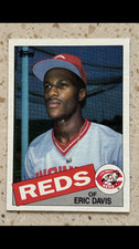 1985 Topps Eric Davis #627 Rookie RC🔥- Cincinnati Reds - Free Shipping