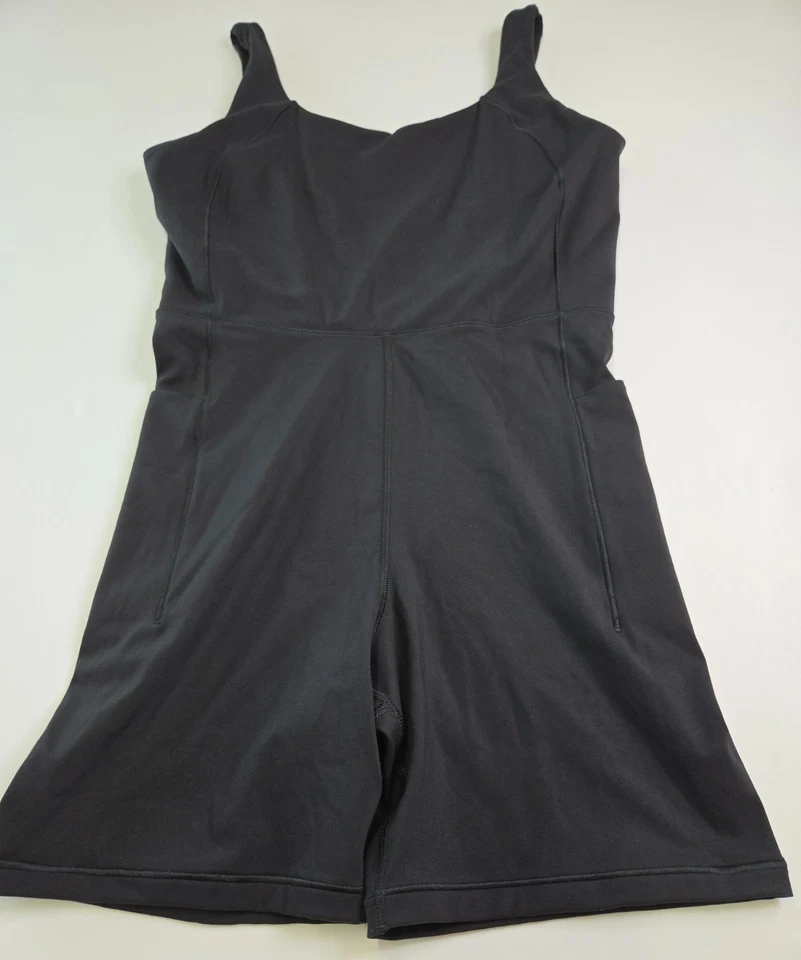 Calia Inspire Womens Pure Black 5" Short Athletic Bodysuit Size M Built In Bra - Image 3 of 4