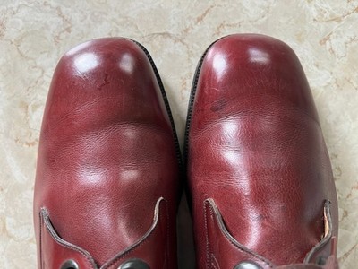 VTG 60s Ultimo Chicago Sz 10 Men\'s Cord Northern Soul Italian Dress Shoes VTG 60s Ultimo Chicago Sz 10 Mens Cordovan Northern Soul  main image 3