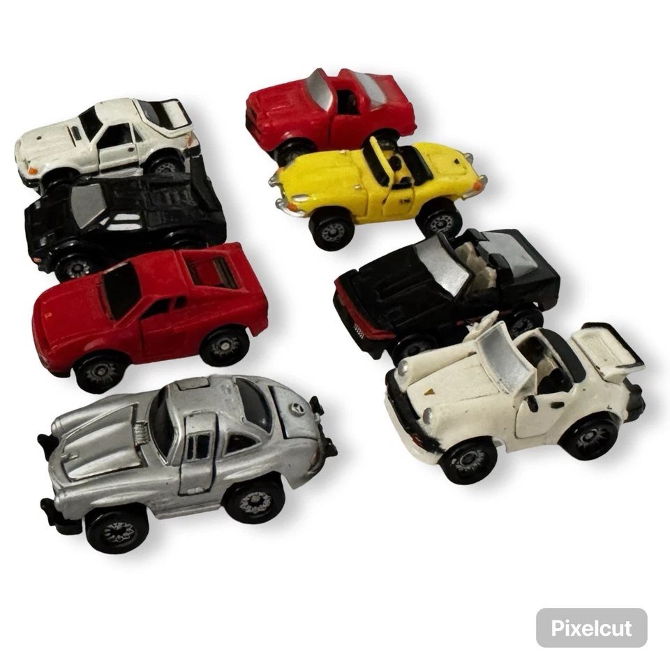 Lote De 8 Coches De Colección Micro Máquinas De Lujo Completo Años 80 Galoob Usado En Excelente Condición RARO Foto 4 de 4
