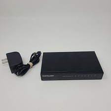 Intellinet 8-Port Fast Ethernet 10/100 Metal Desktop Size Office Switch, 523318