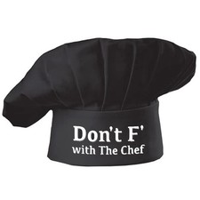 Funny Chef Hat Dont F With The Chef Adjustable Kitchen Cooking Baker Cap