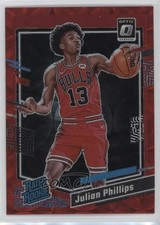 2023 Panini Donruss Optic Rated Rookie Choice Red Prizm /88 Julian Phillips 5i3