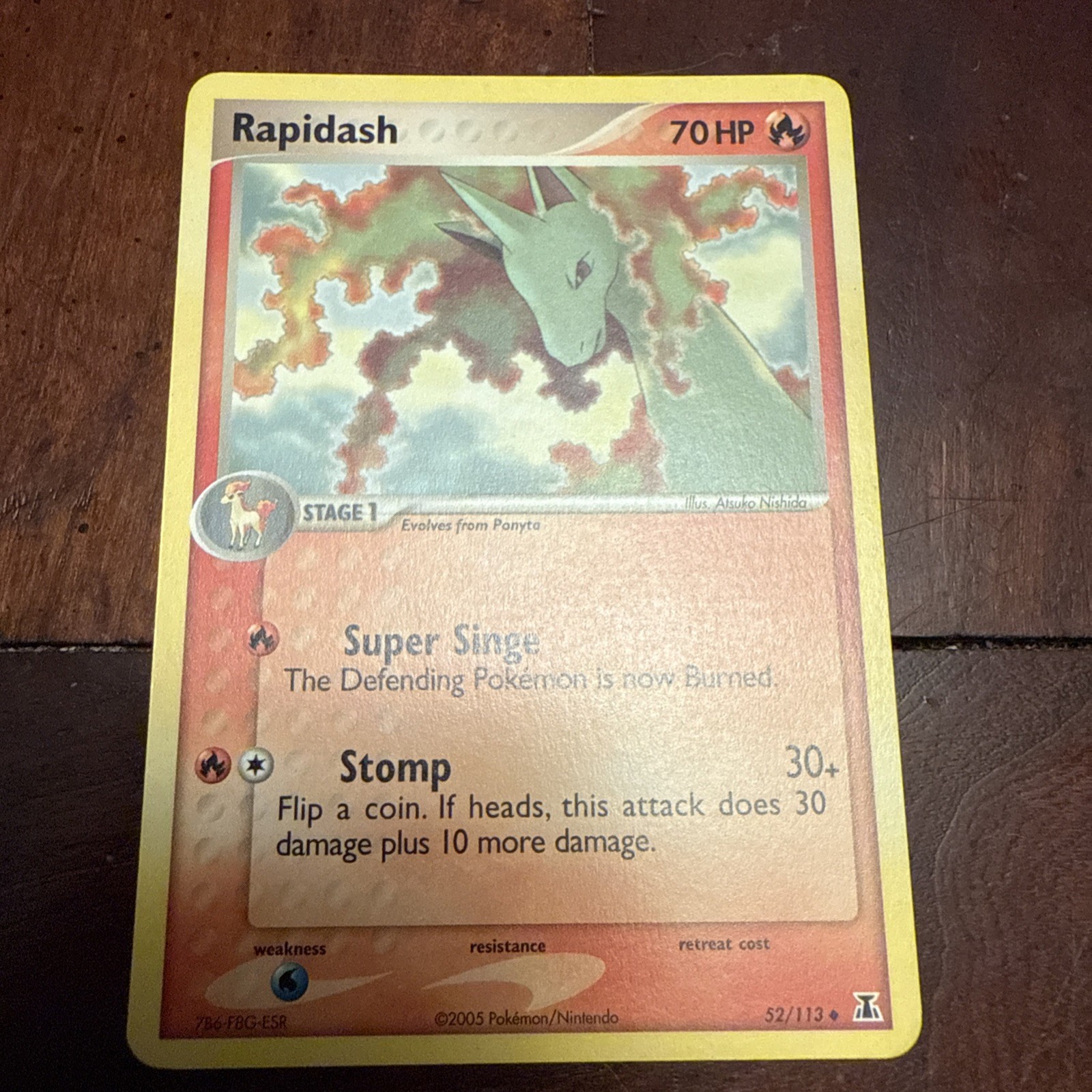 Rapidash 52/113 Uncommon Delta Species Pokémon Card
