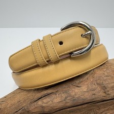 Vintage COACH 8504 Chamois Tan Leather Belt Handcrafted In USA Women s LARGE