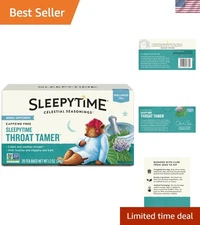 Herbal Sleep Tea with Licorice Root and Chamomile - Caffeine-Free Blend, 20 Bags