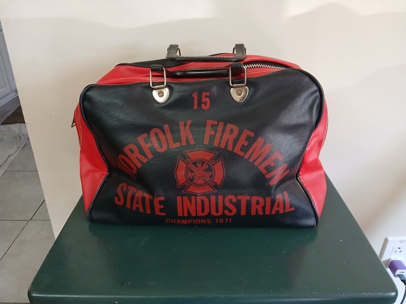 Firemans Softball Team "15 Norfolk Firemen State Industrial Champions 1971" 