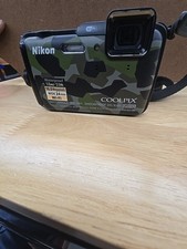 Nikon COOLPIX AW120 Camouflage w/ Battery TESTED