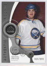 2005 SP Game Used Edition Authentic Rookies 866/999 Daniel Paille Rookie RC u3f