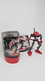 LEGO Bionicle 8592 Rahkshi Turahk w/ Book and Canister 98% Complete - No Blades