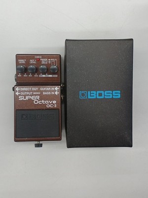 Boss OC-3 Super Octave Polyphonic Drive Effektpedal gebraucht mit manueller Box