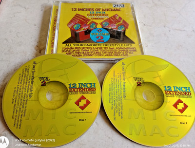 12 INCHES OF MICMAC INCH EXTENDED CLUB VERSIONS UNMIXED VOLUME 2 DISC CD SET