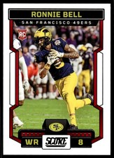 2023 Score Ronnie Bell Rookie San Francisco 49ers #344