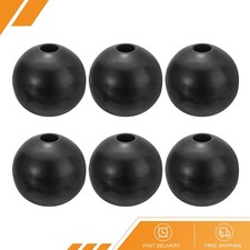 6 piezas - Tapón de bola de cable para máquina de gimnasio accesorios para cable fitness nailon negro