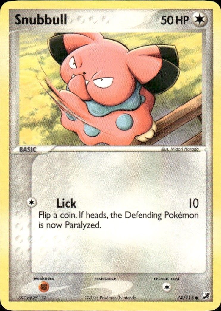 Snubbull - EX Unseen Forces - 74/115 - Common