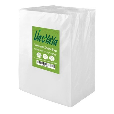 100 Plus Gallon 4mil 11.5'' x 18.5'' Thick Vacuum Sealer Freezer Storage Machin...