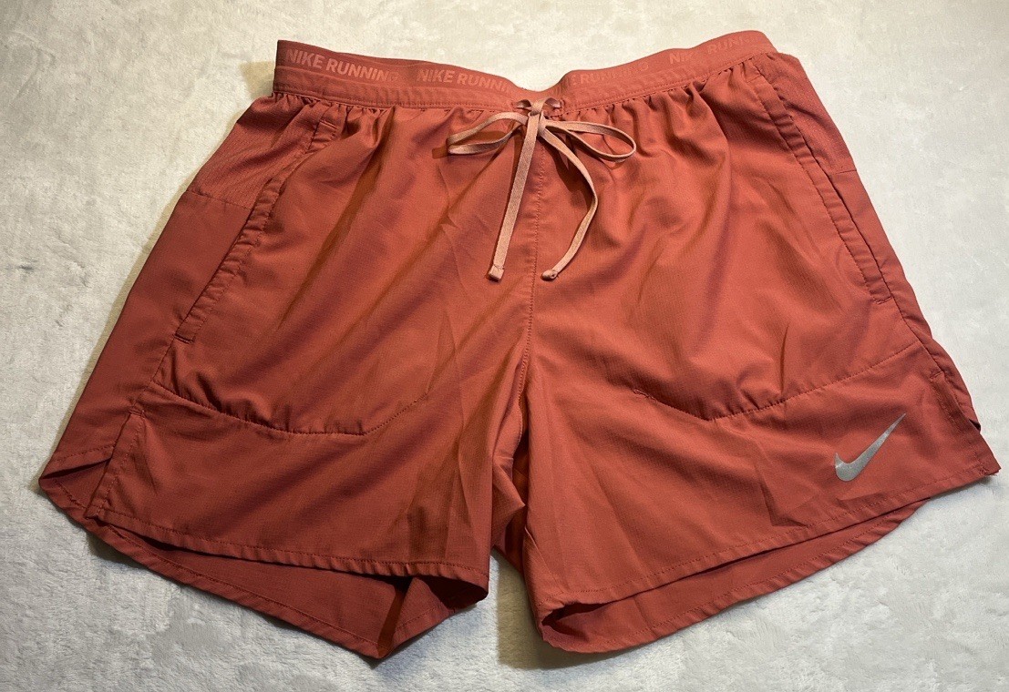 Womens Orange Athletic Shorts Nike Size S