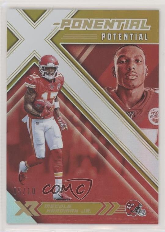 Mecole Hardman Panini XR X-Ponential Potential #XPP13 Base