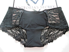 VICTORIA'S SECRET PINK No Show Hiphugger Panty S M L Lace Trim VS FREE SHIP 4 