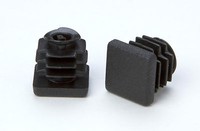 4 Hochwertige Rohrstopfen 15X15Mm Kunststoff Schwarz (6569)