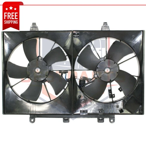 NUEVO Ventilador de refrigeración de radiador doble con motor para Infiniti M35 / M45 3,5 L y 4,5 L Foto 2 de 4