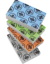 Skura Style Smart 4 Pack Odor-Free Non-Scratch Scrub Pads and Sponge - SHIPFREE