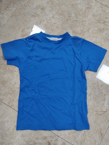 NTONGSHANBB Kids Plain T-Shirt – Soft Cotton Short Sleeve Tee for Boys and Girls - Picture 5 of 7
