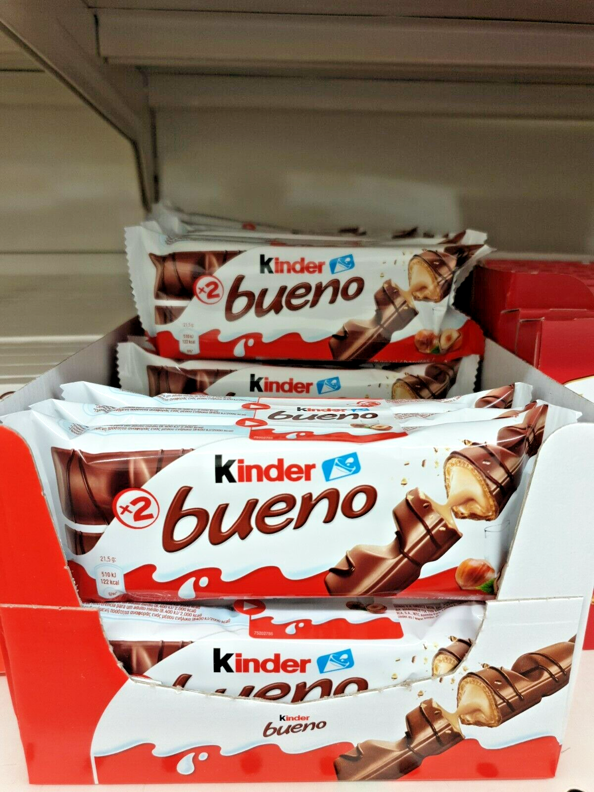 30 pezzi di Kinder Bueno (60 barrette) Ferrero